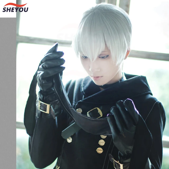 Nier: automata 9s yorha no.9 s wistaliaショートシルバーホワイト 