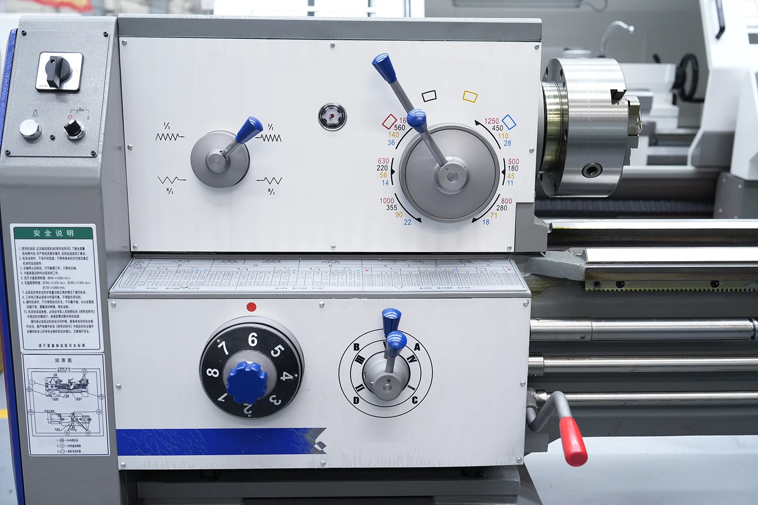SMTCL CA6250B(2000) Torno Horizontal Lathe Metal Lathe For Educational Training Centers Technical Schools Industrial Practice