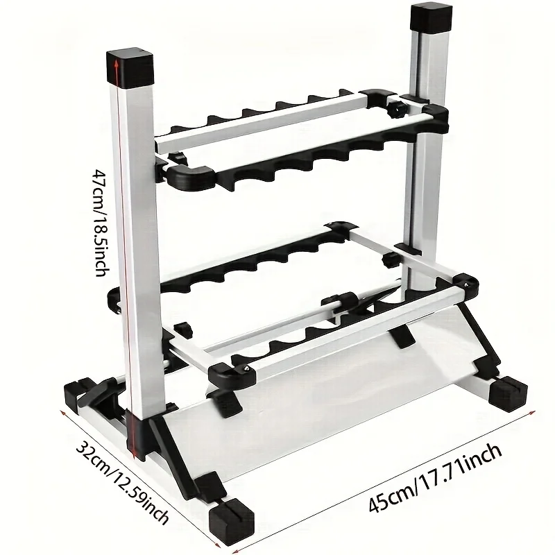 

12/24 слота, держатель для удочки, держатель для удочки из алюминиевого сплава, кронштейн для удочки, подставка для дисплея, органайзер, крепление для рыболовных снастей