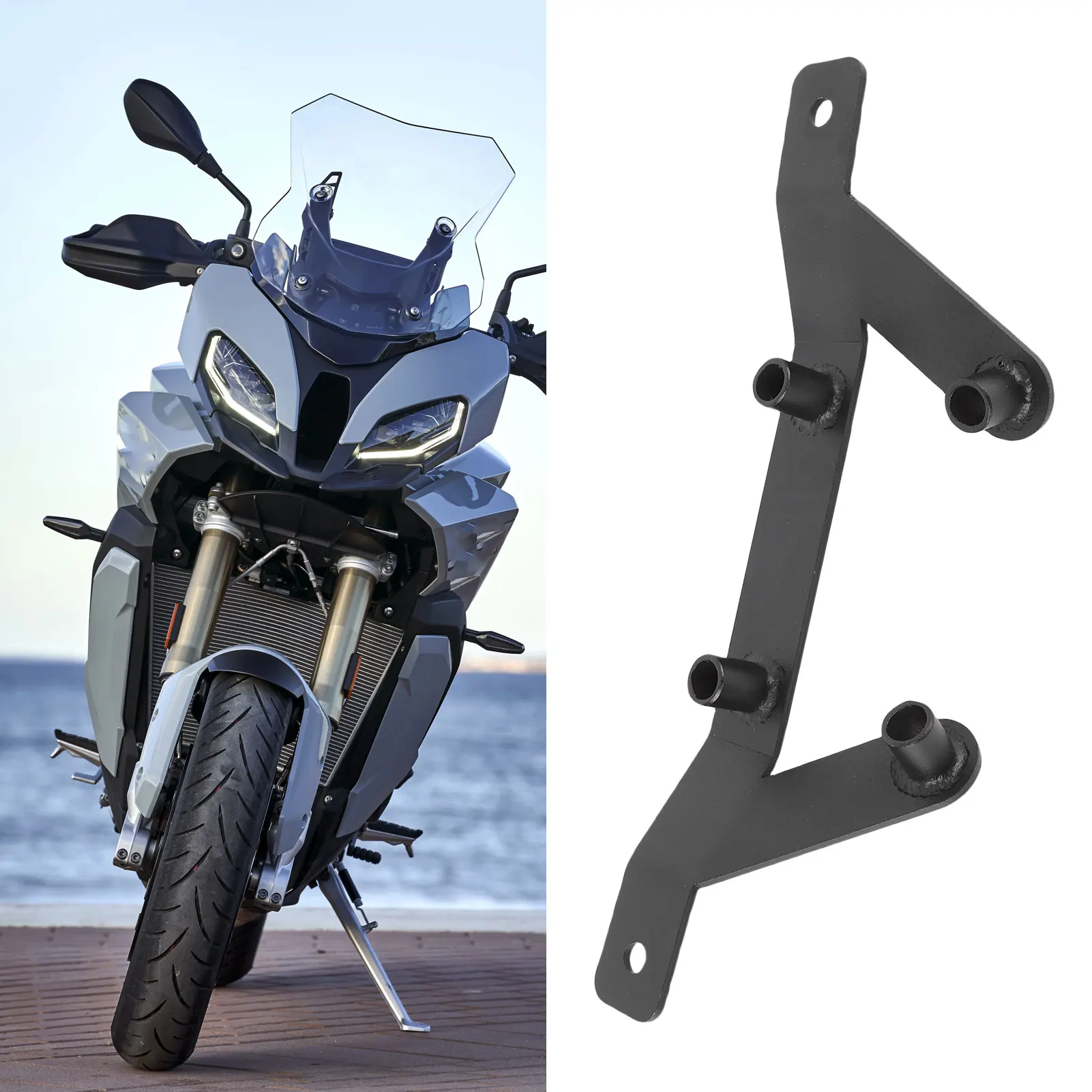 Motorcycle Fog Light Bracket Weather Proof Enhanced Safety Stylish Look Auxiliary Lamp Holder Mount Replacement for S1000XR 2020