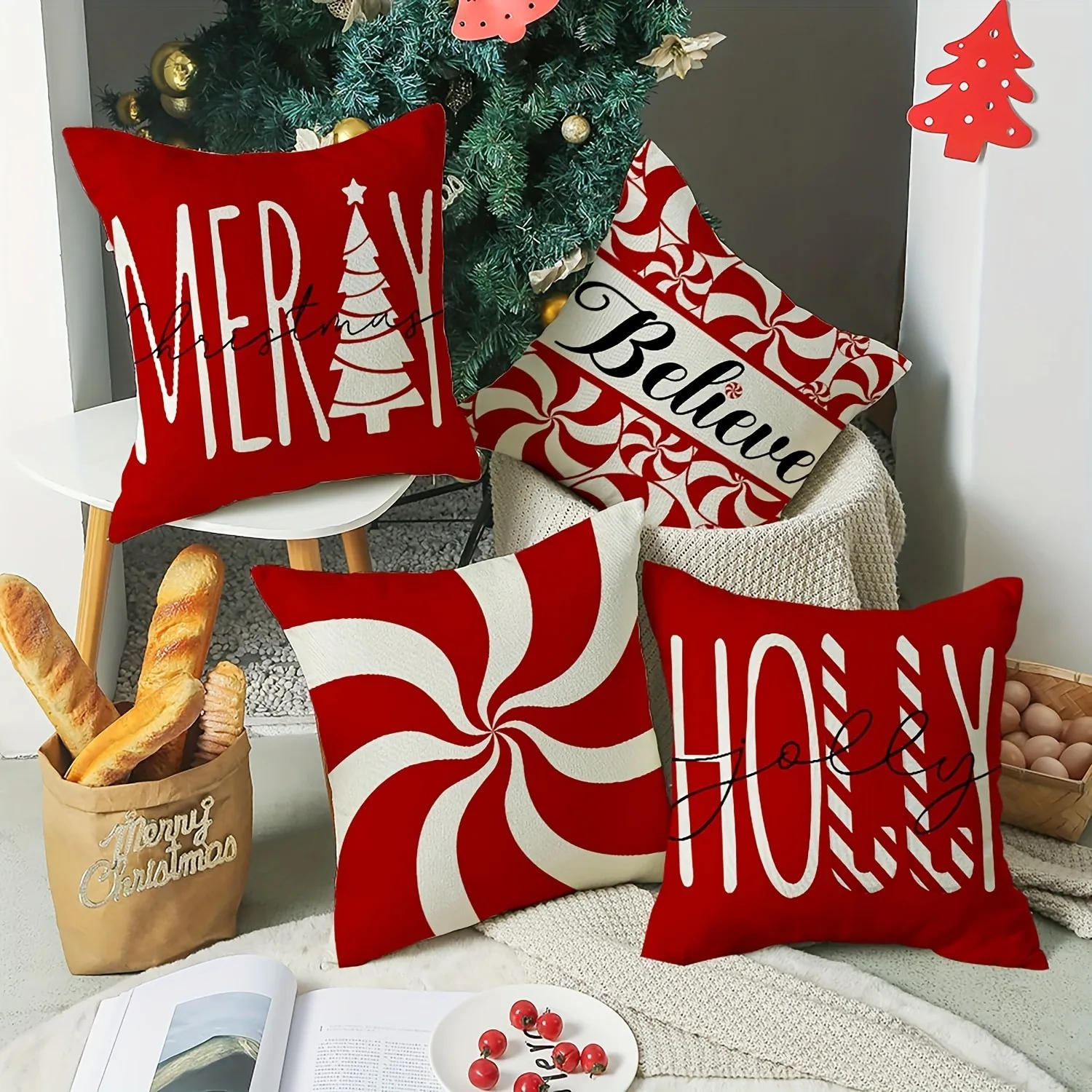 1 piece of Christmas decoration pillowcase Merry Christmas pillow cover living room sofa cushion suite room home decoration