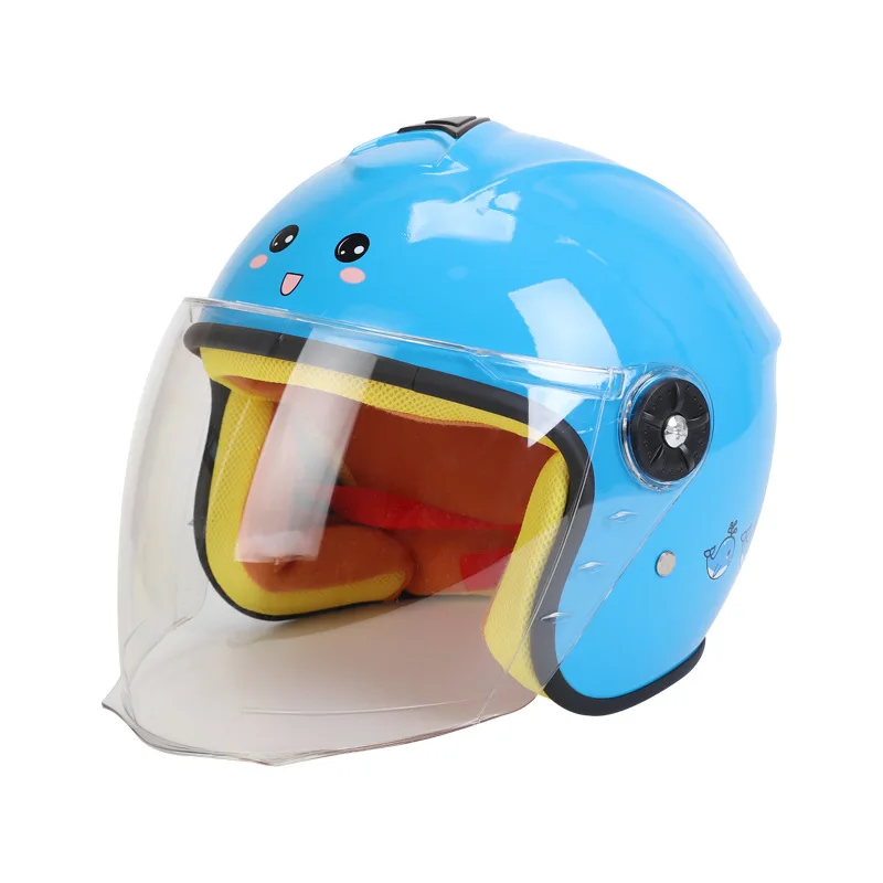 

Autumn and Winter Children's Helmets Electric Battery Cars Safety Helmets for Men and Women Half Helmets All-season Universal