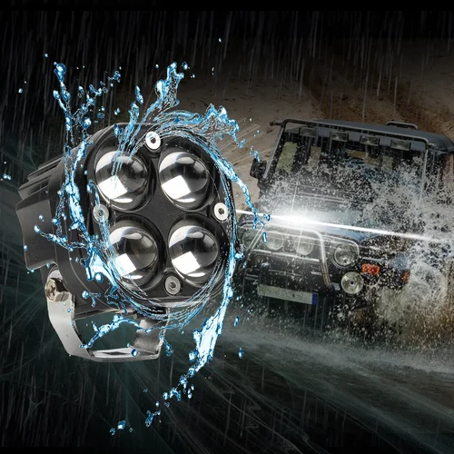 Imagen 2 del producto Faros LED para faros delanteros de coche, focos LED de 3 pulgadas para motocicleta, barra antiniebla, faros antiniebla, foco para bicicletas y motocicletas de 12-24V