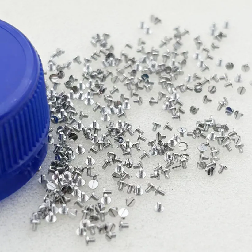 20/ 40/ 60/ 100pcs  Watch movement accessories 8200 movement upper clamp plate screw pendulum splint screw