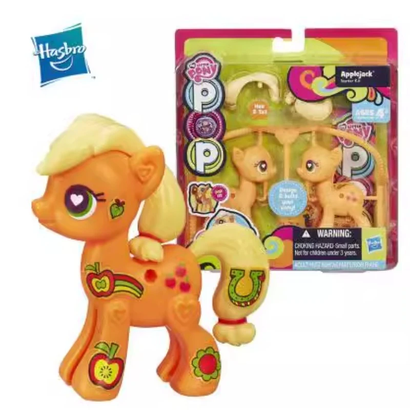 Hasbro mein kleines Pony Regenbogen Basis Set lila Vergnügen weichen Jenky Biker militärische Action figuren Mädchen Spielzeug Geburtstags geschenk