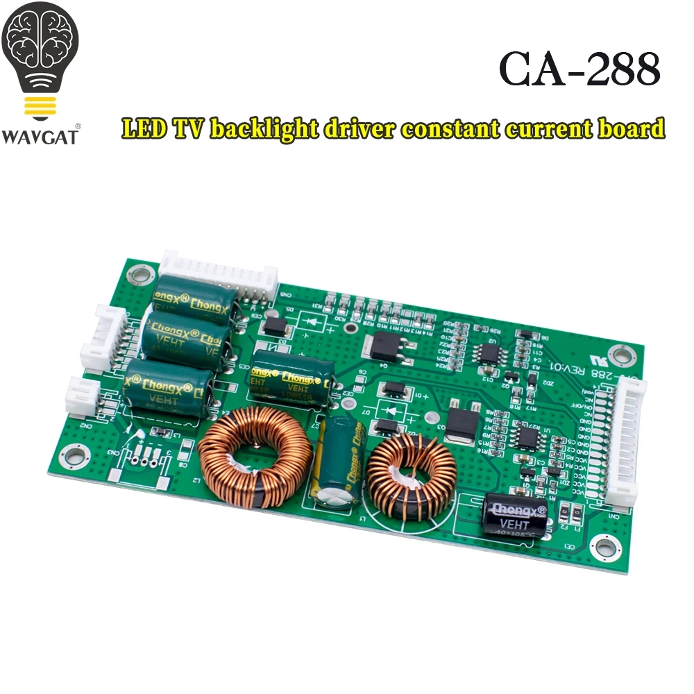 Sterownik CA-288 WAVGAT 26-55 cal LCD LED TV prąd stały płyta falownika uniwersalny moduł Backligh DC 19-45V do DC 60V-165V