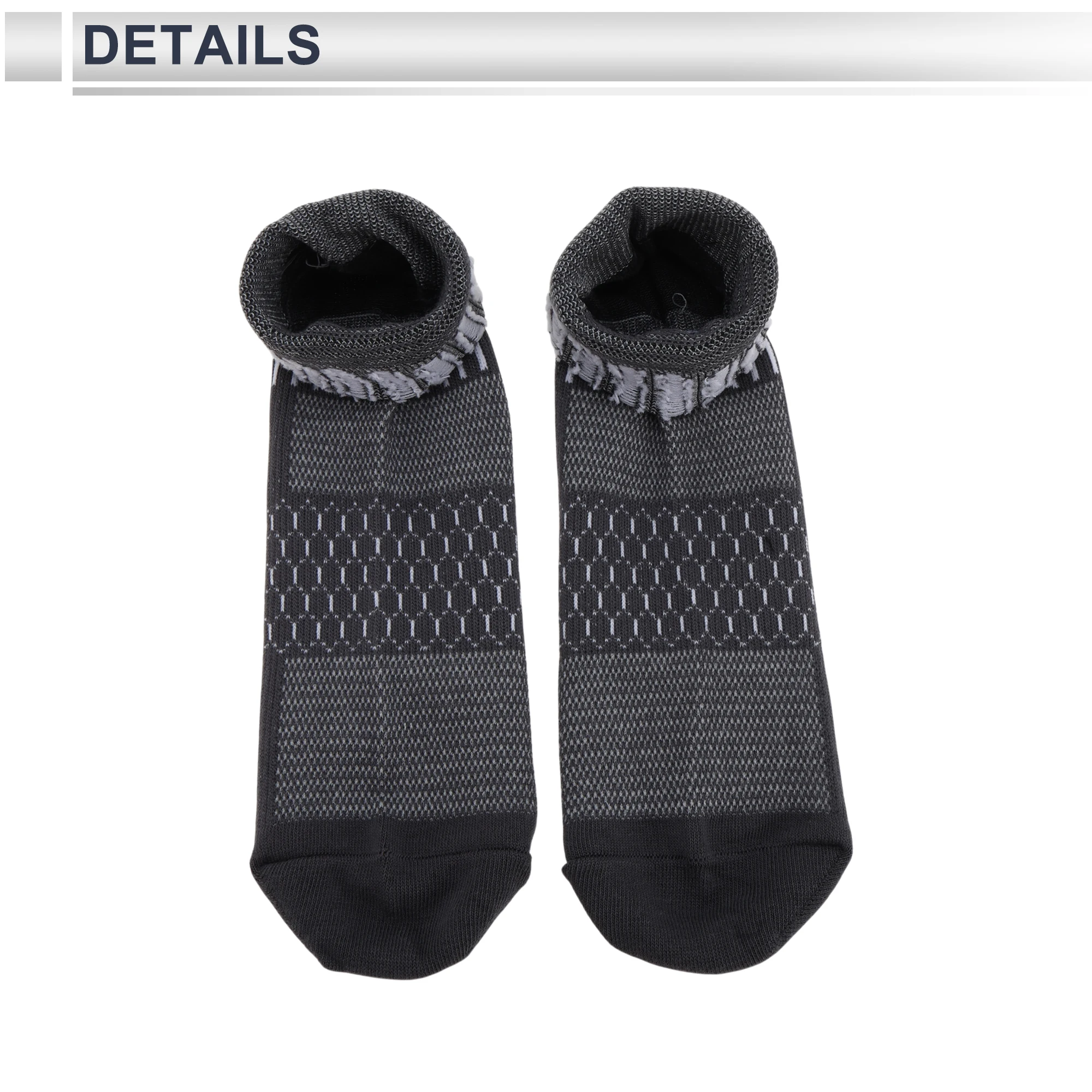 جوارب X Autohaux لركوب الدراجات ماصة للعرق في الهواء الطلق، رمادي فاتح، مقاس واحد يناسب الجميع، 3 أزواج شبكية عالمية