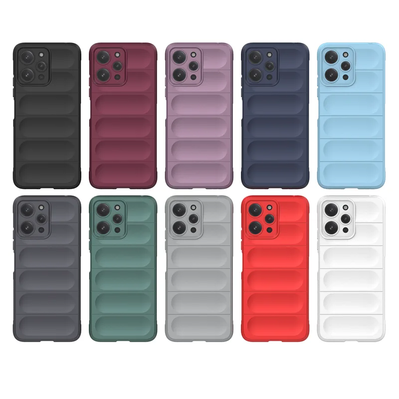 For Redmi 12 Case For Xiaomi Redmi 12 Cover Funda Coque Shell Soft Silicone Skin-Friendly TPU Phone Bumper For Redmi 12 4G