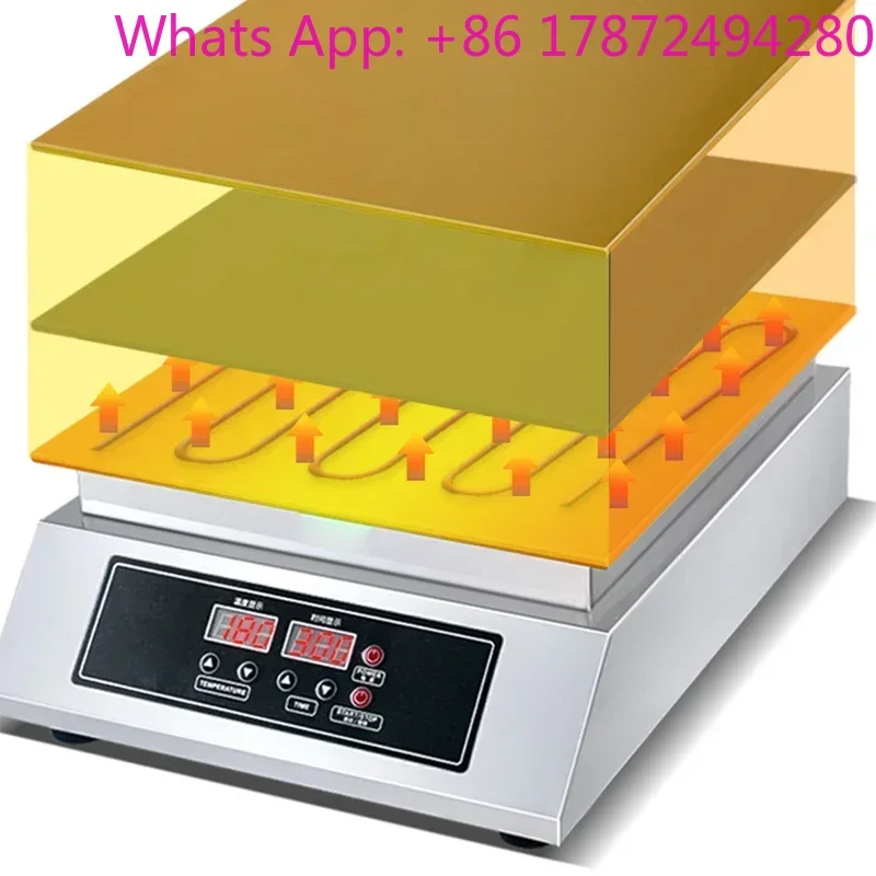 Souffle Machine Commercial Dorayaki Souffle Muffin Machine Pure Copper Intelligent Digital Display Snack Souffle Pancakes Maker