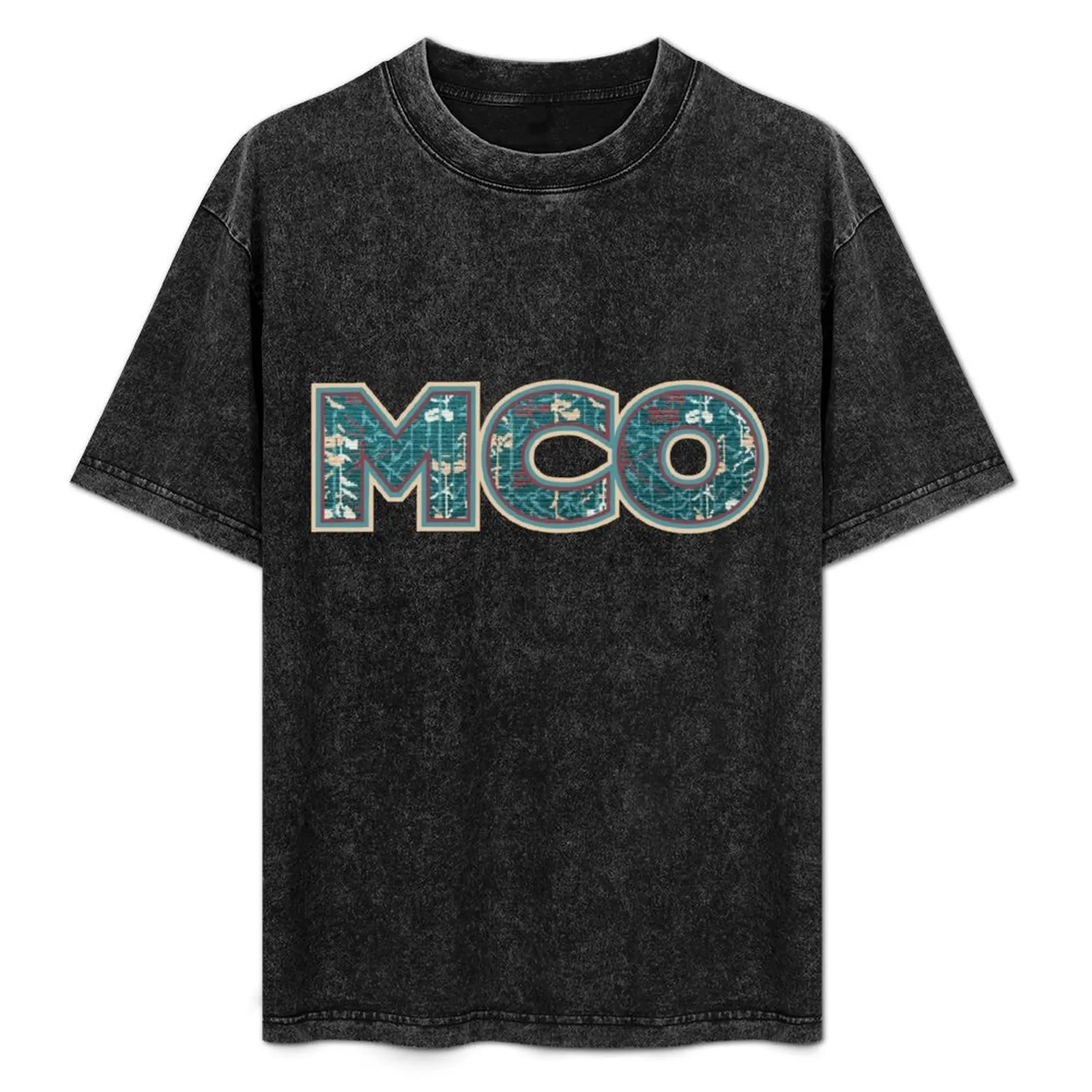 

MCO Orlando International Airport Carpet Logo T-Shirt topping vintage tshirts personalised t shirt men 100℅ cotton