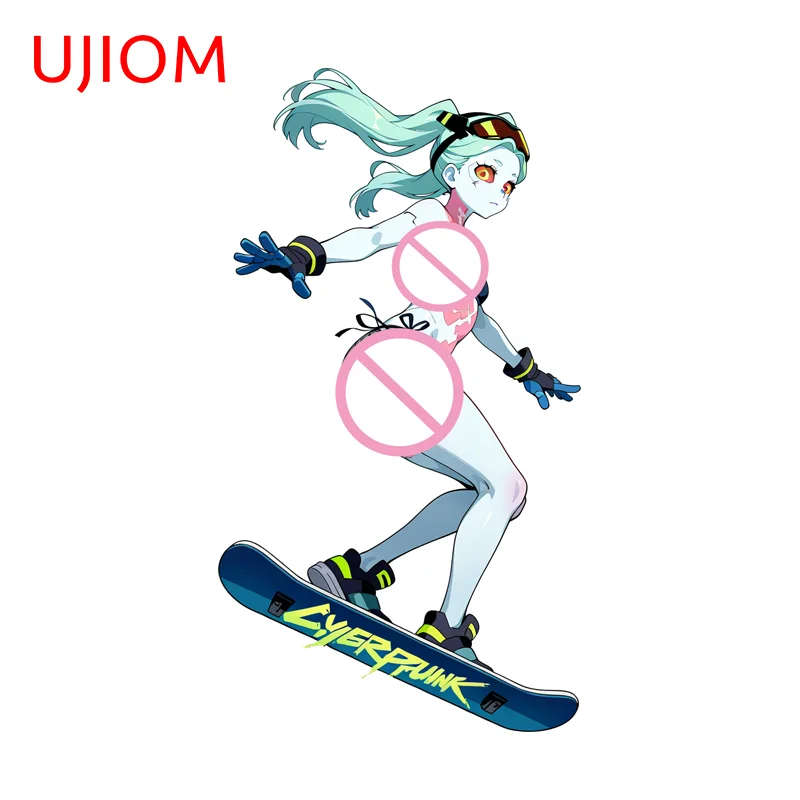 UJIOM Rebecca skiing picture Wall Sticker window trunk popular hot selling personality Customizable Decal veneer Sofa wall decor