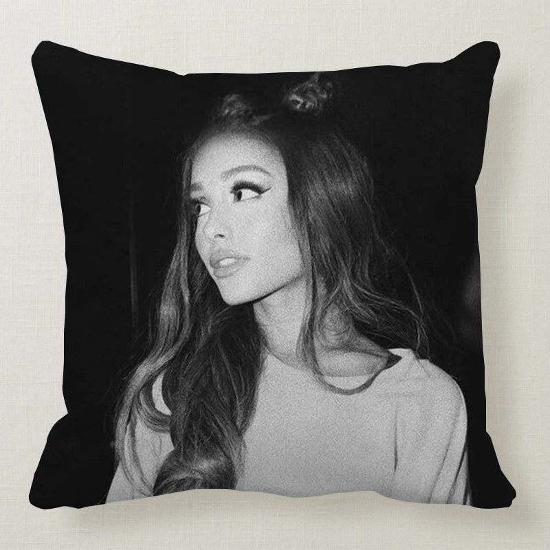 Ariana Grande Pillow Case Pillow Cover Bedroom Throw Pillow Case Oreiller Kissen Almofada Cushion Cover Free Shipping