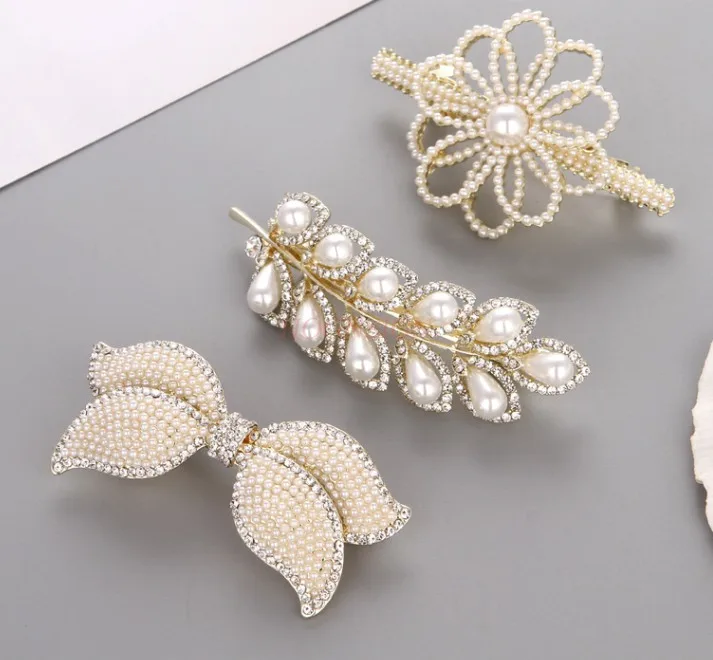 

Horsetail hair clip headwear, semi tied hair clip, high-end spring clip, straight clip, 2023 new model