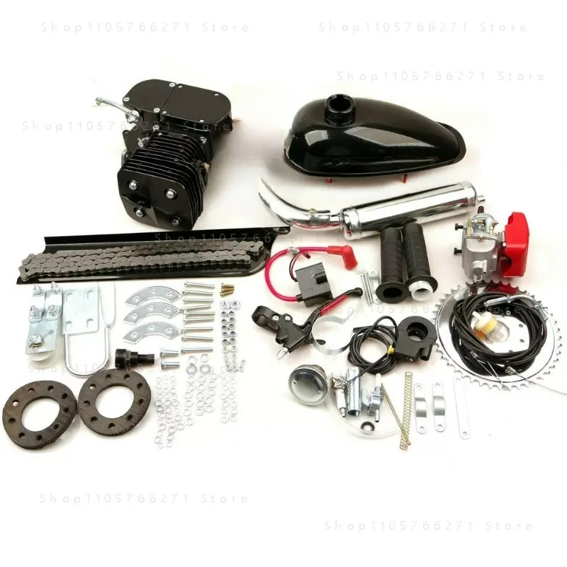100cc /110cc  2 Stroke Bicycle Gas Engine Electric Bicycle Mountain Pocket Bike Complete Engine Set Motor
