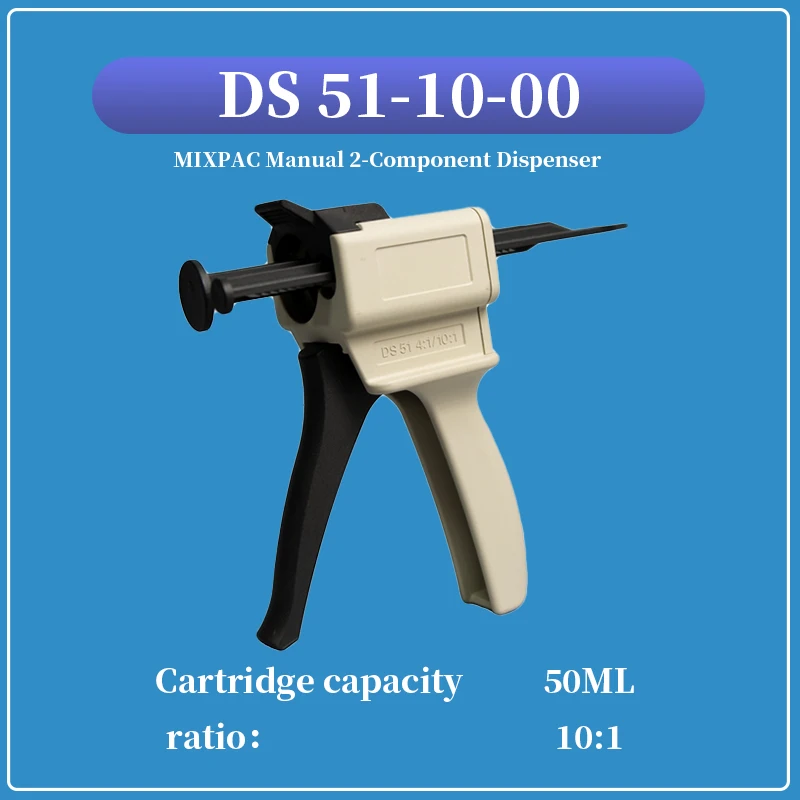 Sulzer Mixpac Dispensers DS 51-10-00 for 50ML 10:1 Manual 2-Component Glue Gun