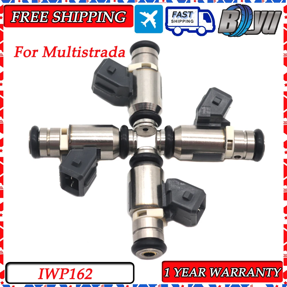 Boquilla de inyector de combustible para coche IWP162 28040151A IWP-162 compatible con Multistrada Sport 1198 Gt MOTO GUZZI Breva Norge 2001-2017