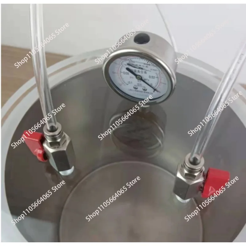 Diversion tank resin collection defoaming bucket vacuum container geotechnical vacuum saturation cylinder negative pressure