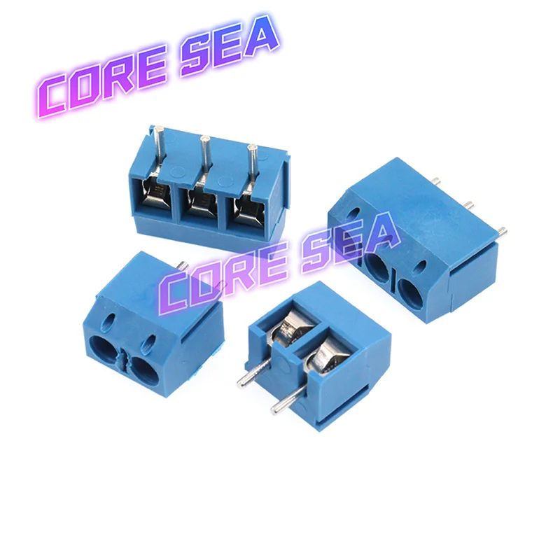 Terminal KF301 2P 3P, with a spacing of 5.0mm, can be spliced with screw type PCB terminal blocks