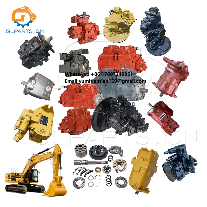 

Construction Machinery Excavator Parts One Stop Supplier Hydraulic Main Pump Piston Pumps Gear Pumps