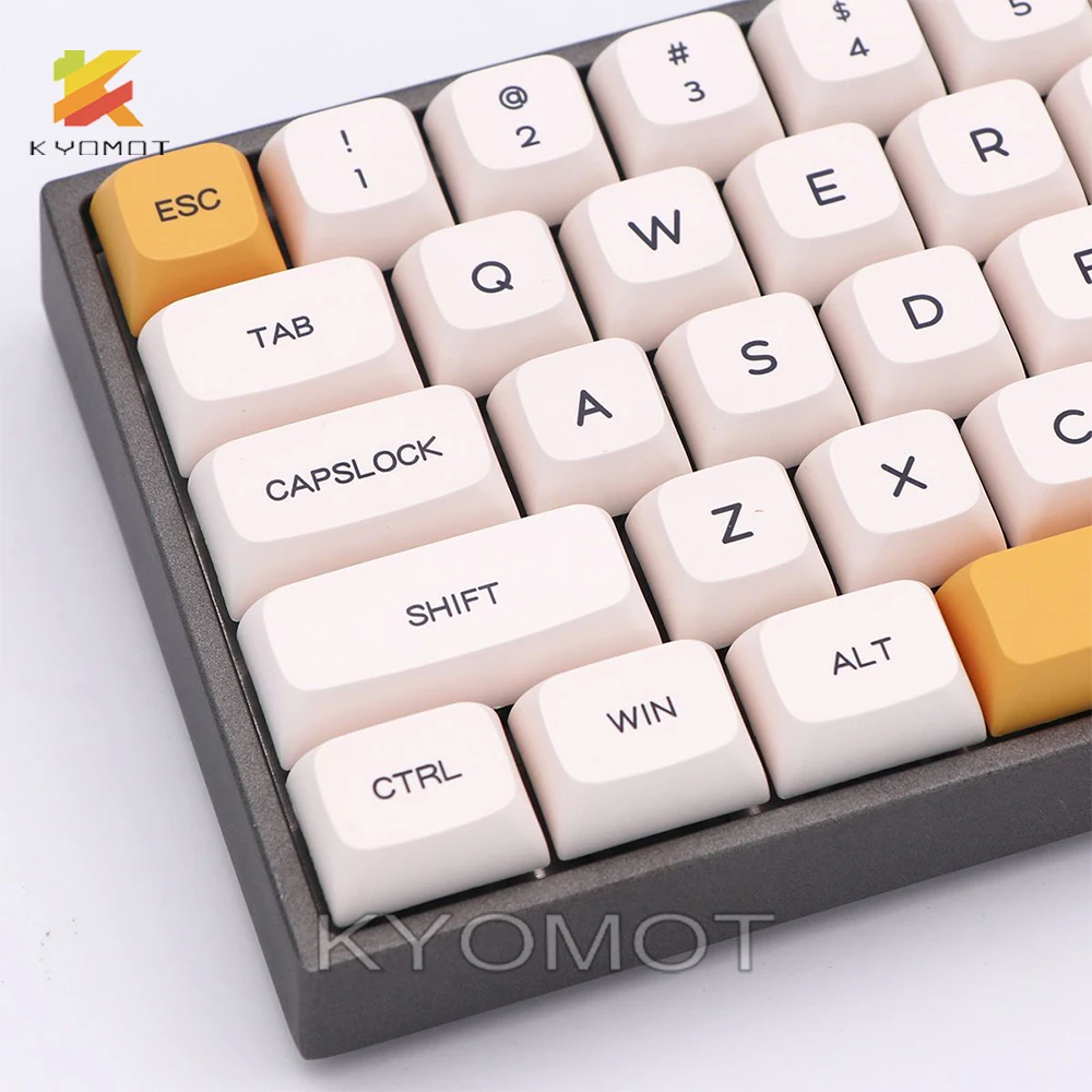 140 Keys Honey Milk Korean Keycaps PBT Dye Sublimation XDA Profile Keycaps for Cherry MX Switch DIY Layout Mechanical Keyboard