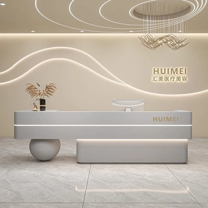 

Современная стойка регистрации, стойка регистрации, подиум, кассир, роскошная стойка регистрации, салон красоты, Bancone Per Negozio, офисная мебель