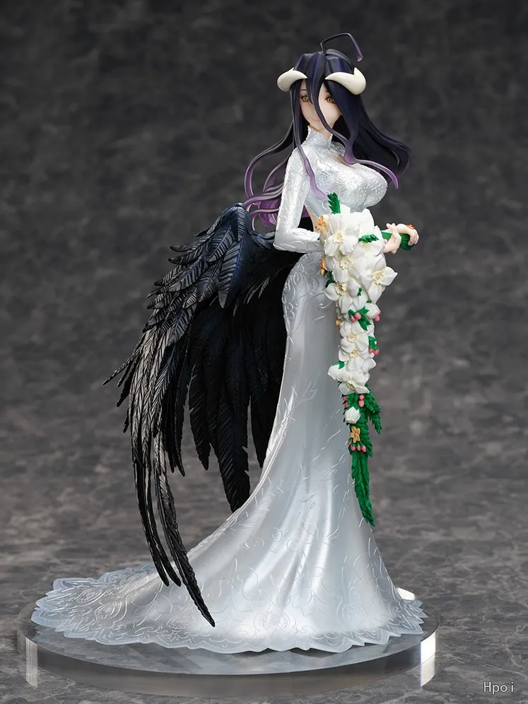 Original in Stock F:NEX OVERLORD Season 3 Albedo Wedding Dress 1/7 Figures Model Toys Gifts Collection Ornaments