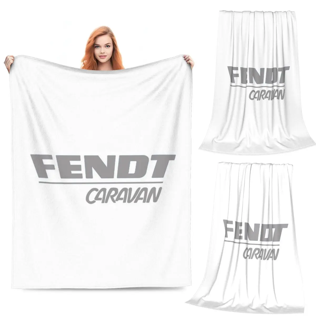 

Fendt Caravan Blanket Flannel Sofa Throw Blanket Portable Throw Blankets for Home Bedroom Office Throws Bedspread Quilt