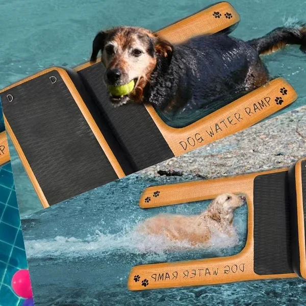 

Dog Stairs Ramp Dog Ramp Foldable Inflatable Floating Boat Water Ramps