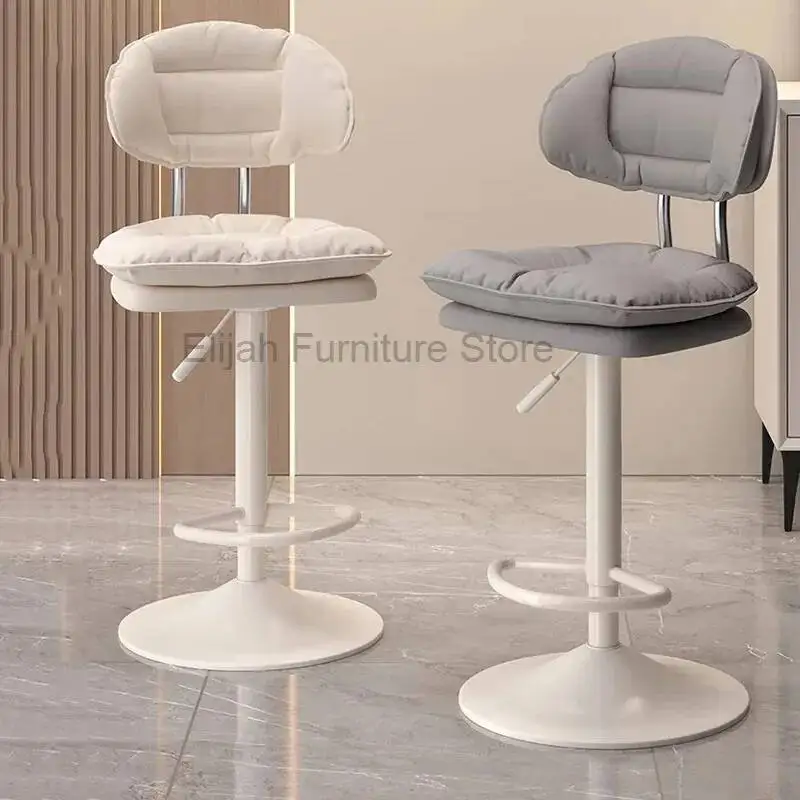

Bar Counter Chair Modern And Simple Household Lifting Backrest Chair Front Desk Cashier Island Counter Bar Chair Furniture
