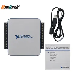 Maxgeek NI USB-6002 USB Multifunction DAQ Data Acquisition Card 8AI 16-bit 2AO Digital I/O Labview