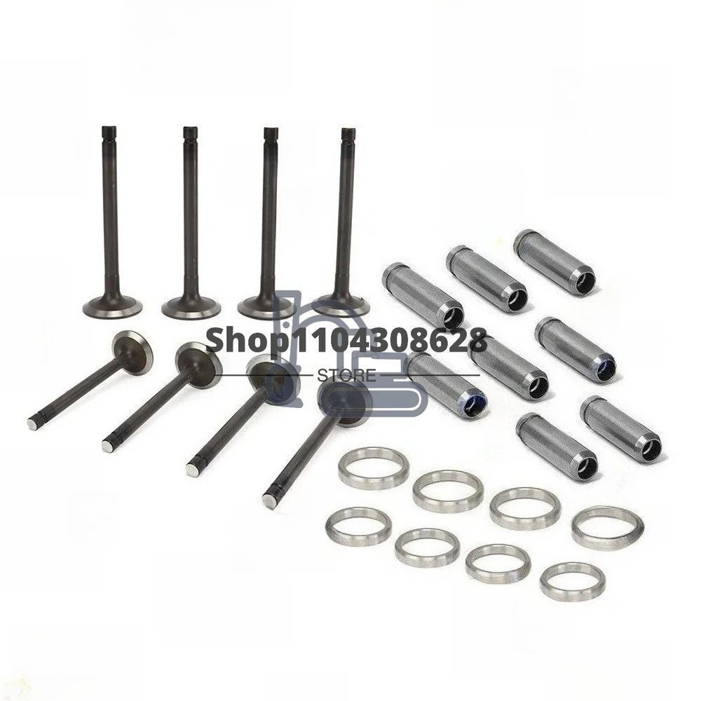 

Engine Intake Exhaust Valve with Seat Guide V2203 Vavle Kit for Kubota F2803 D1703 D1503 V1903 D1403