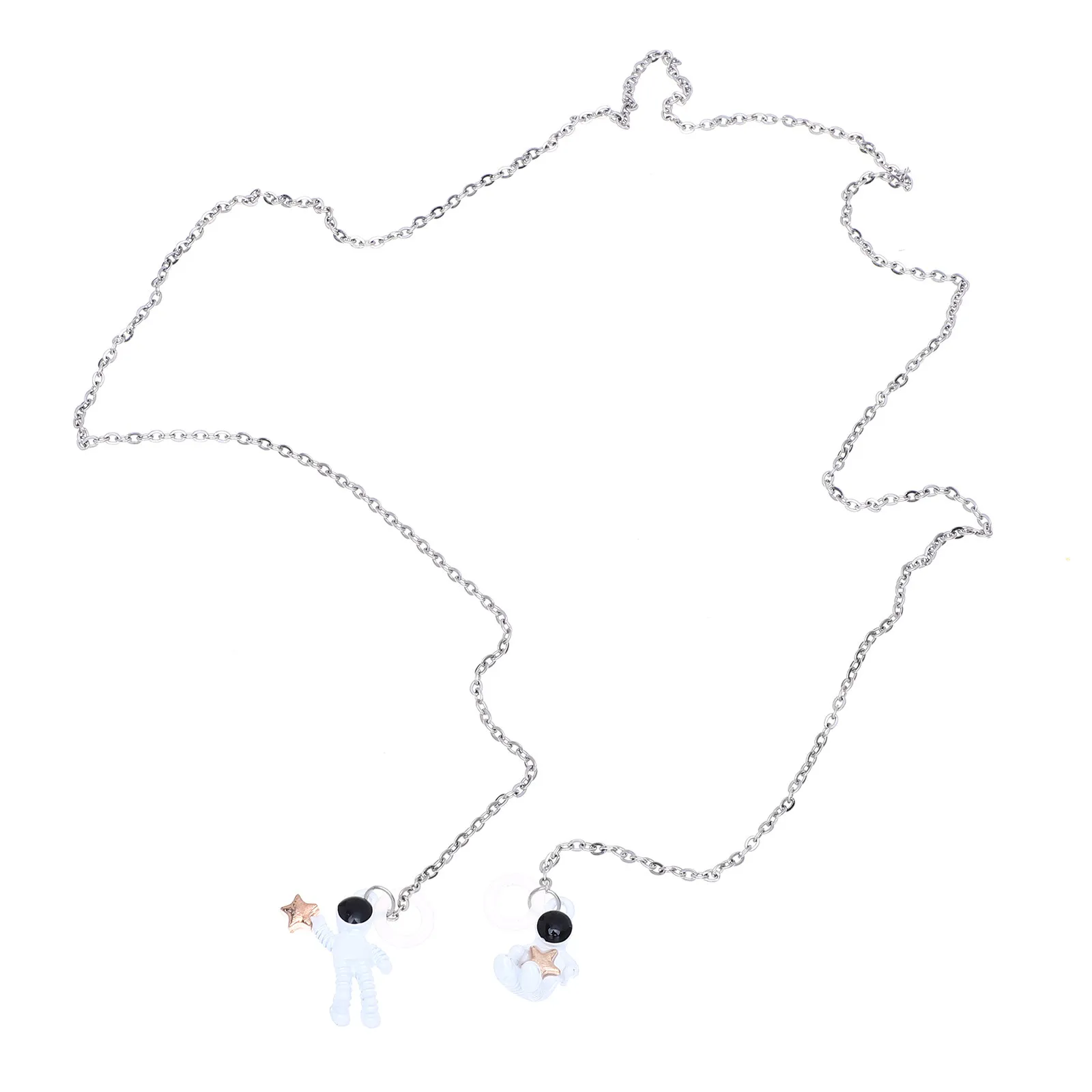 Anti-Lost Earphone Lanyard with Spaceman Design – Alloy Non-Slip Hanging Chain for Wireless Earbuds
