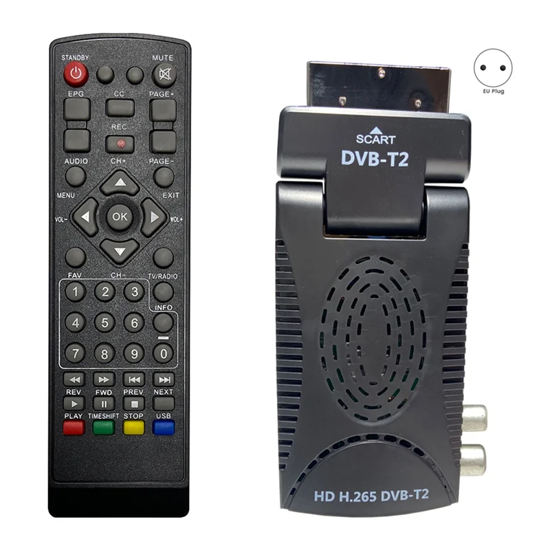 ELECT-H. 265 HEVC Decoding Full HD DVB-T2 Digital Terrestrial TV Decoder Set Top Box With EPG EU Plug