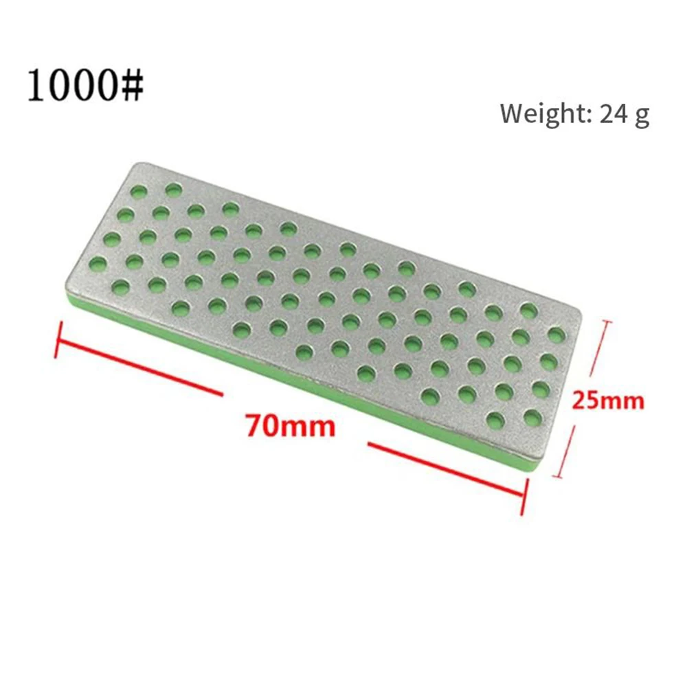 New 4Pcs/Set 240 360 500 1000 Grit Diamond Sharpening Stone Backed Whetstone Blocks For Ski Edge Sharpener