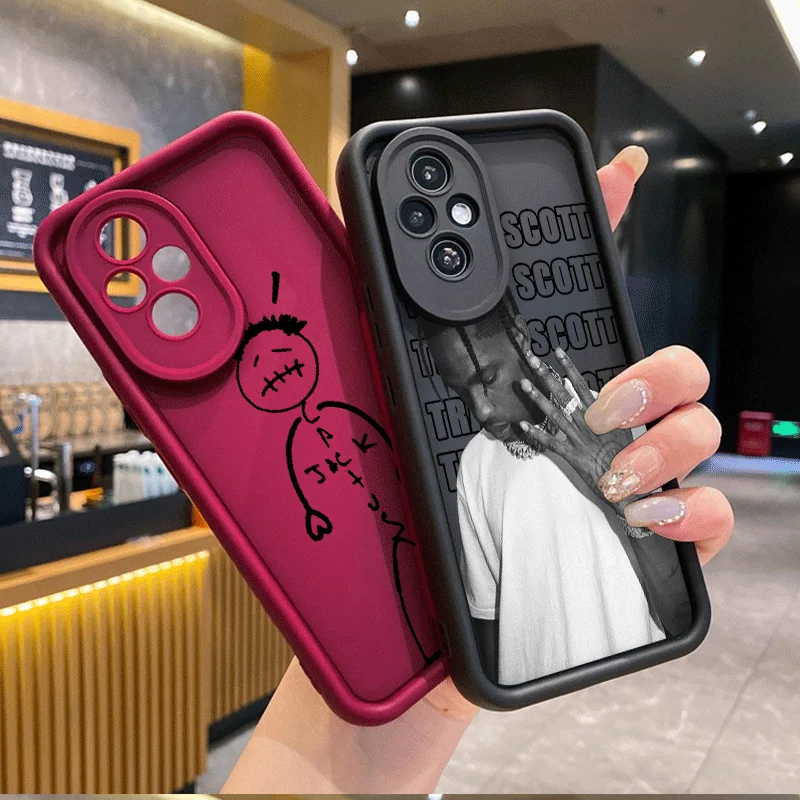 Роскошный чехол для телефона Travis Scott Cactus Jack для Honor Huawei 200 70 90 Lite X9 P20 P30 P40 Nova 10 SE Mate 20 Pro Soft Cover Shell