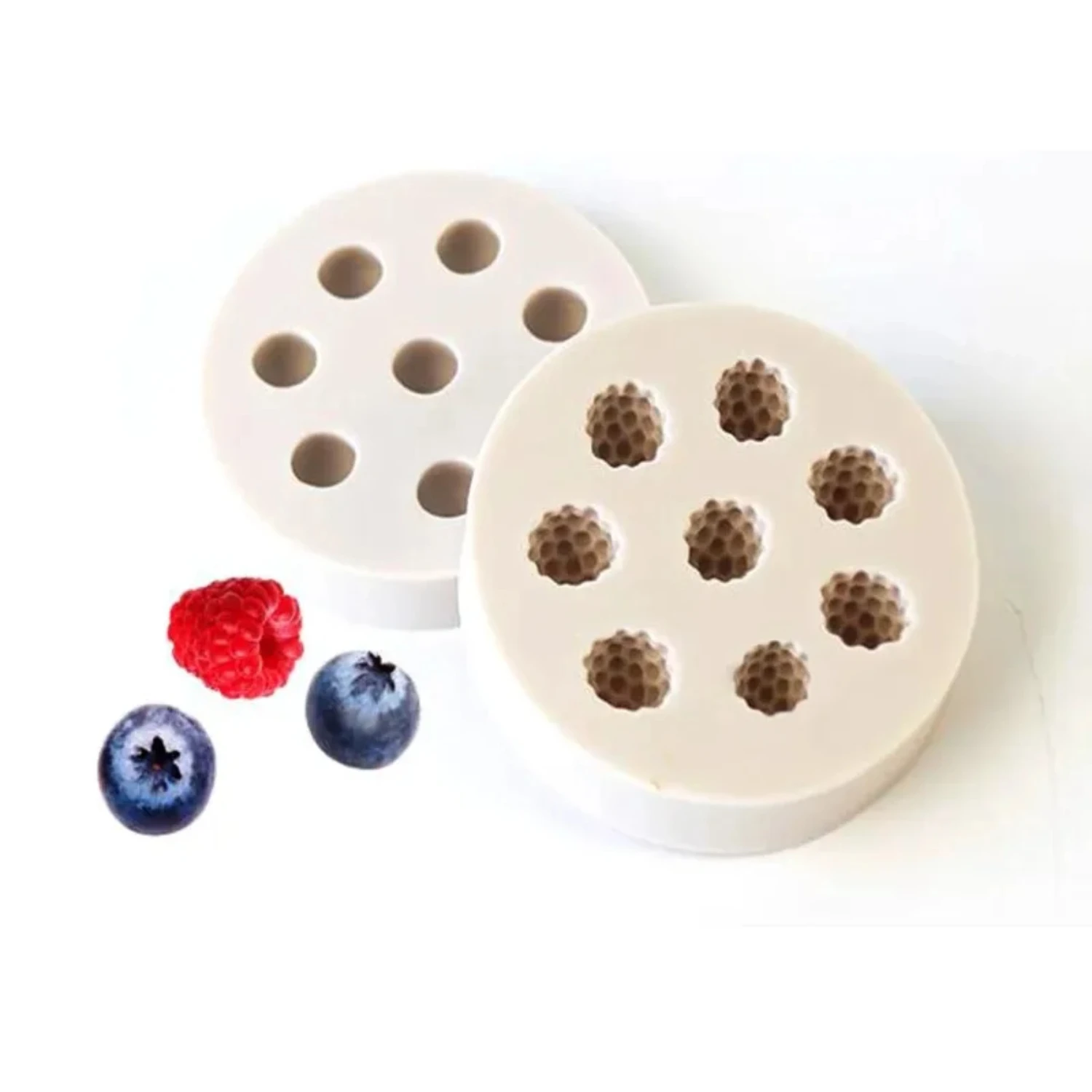 Vibrant and Creative Stunning Blueberry Silicone Mold - Ideal Cake Decorating Tool for Making Delicious Chocolate Biscuits - Uni