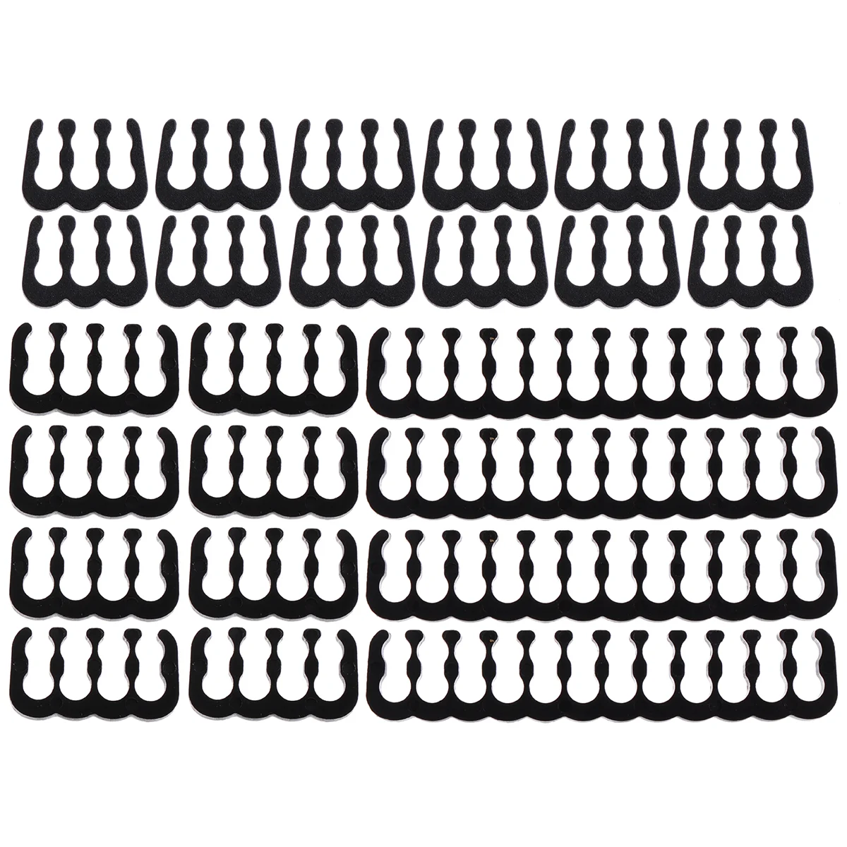 

24 Pcs Wire Clamp Power Supply Organizers for Cords Cable Manager Clip Adapter Office