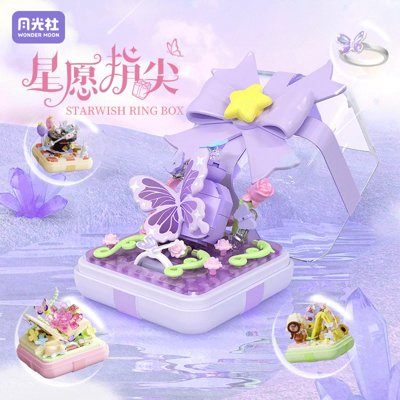 

Flowers Adult Construction Mini Building Blocks Toys for Children 7 to 10 Year Old Home Decoration Assembled Brick Toy Girl Gift