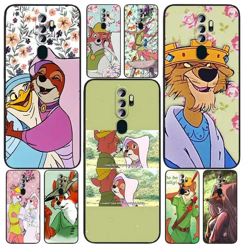 Robin Hood Disney Marianne Black Phone Case For OPPO Find X5 X3 F21 Neo Lite A96 A57 A74 A76 A72 A55 A54S A53 A53S A16 S A9