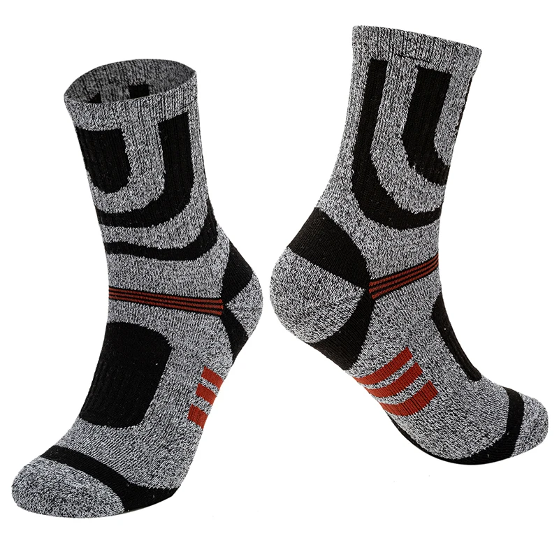 Chaussettes d'équipage de sport pour hommes, chaussettes mi-tube coordonnantes, dépistolet ant de football de basket-ball, rinçage de protection, extérieur, été, ensemble de 3 paires