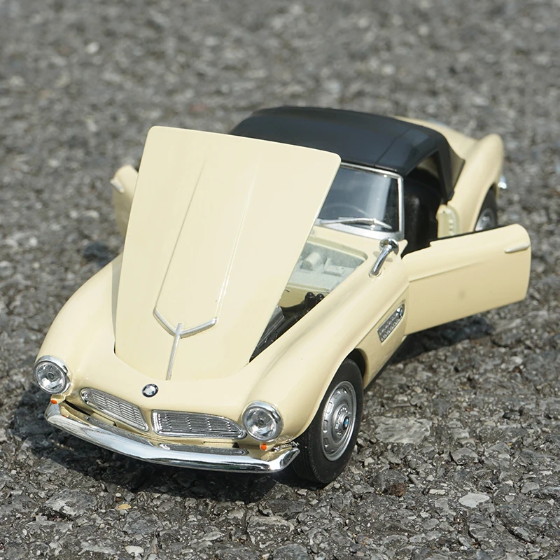 WELLY 1:24 BMW 507 Convertible BMW 507 Soft-Top 1956 Alloy Car Model Diecasts & Toy Vehicles Collect Car Toy Boy Birthday gifts