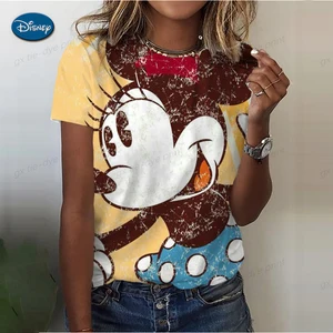 Mickey Mouse Mouse Damen -Maus -T -Shirt, Frauenblusen, Frauen Frauen Frauen, Kawaii, süß, Sommer, Männer, 2022 6 Hauptverkäufe Mimi Blusen - №5