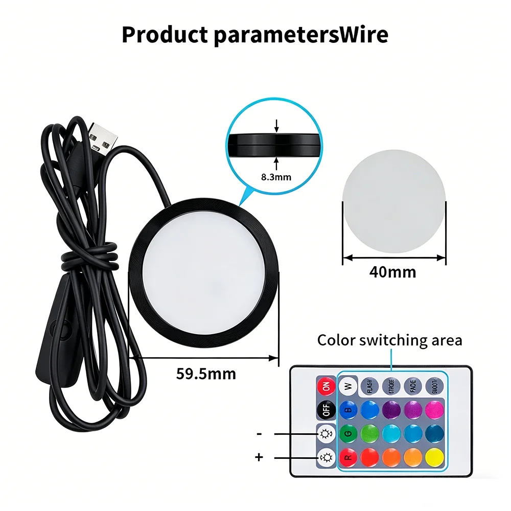 For Bambu Lab Led Lamp Kit Adjustable Light Kit Led Light Parts Hardware DIY Model White /Cold/Warm Light Without Lamp Shell 001