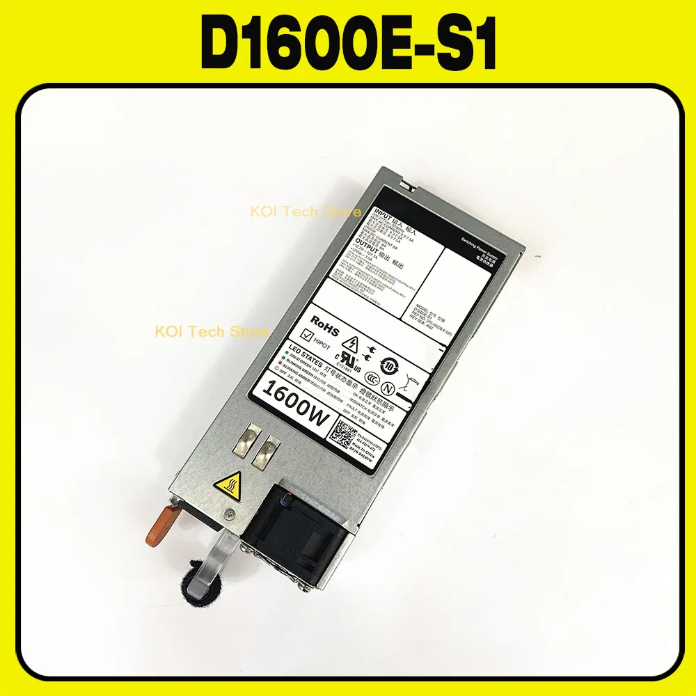 D1600E-S1 For Dell  Server Power Supply 041XYW 41XYW 1600W Fully Tested