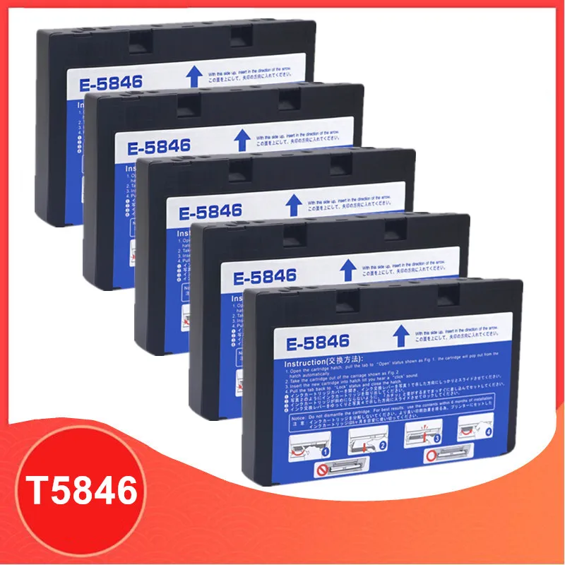 

Совместимый чернильный картридж для принтера T5846 T-5846 для Epson PictureMate PM200 PM240 PM260 PM280 PM290 PM225 PM300