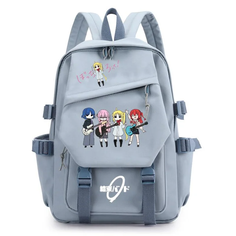 Anime Bocchi The Rock Backpack Teenarges School Book Bag Gotoh Hitori Shoulder Laptop Travel Mochila