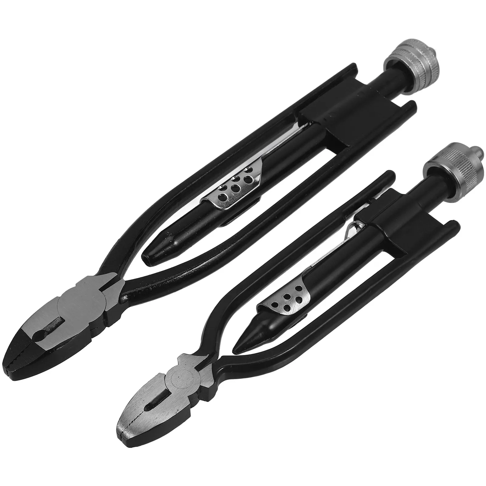 2Pcs Wire Twisting Pliers Safety Locking Jaws Heavy Duty Industrial Aircraft Wire Cutter Tools 9 Inch 6 Inch Locking Pliers