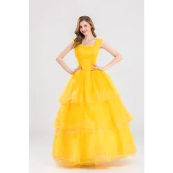Halloween Costume Adult  Princess Beauty Costume for Women Princess Belle Dress up Ball Gown  Christmas Dresses for Women