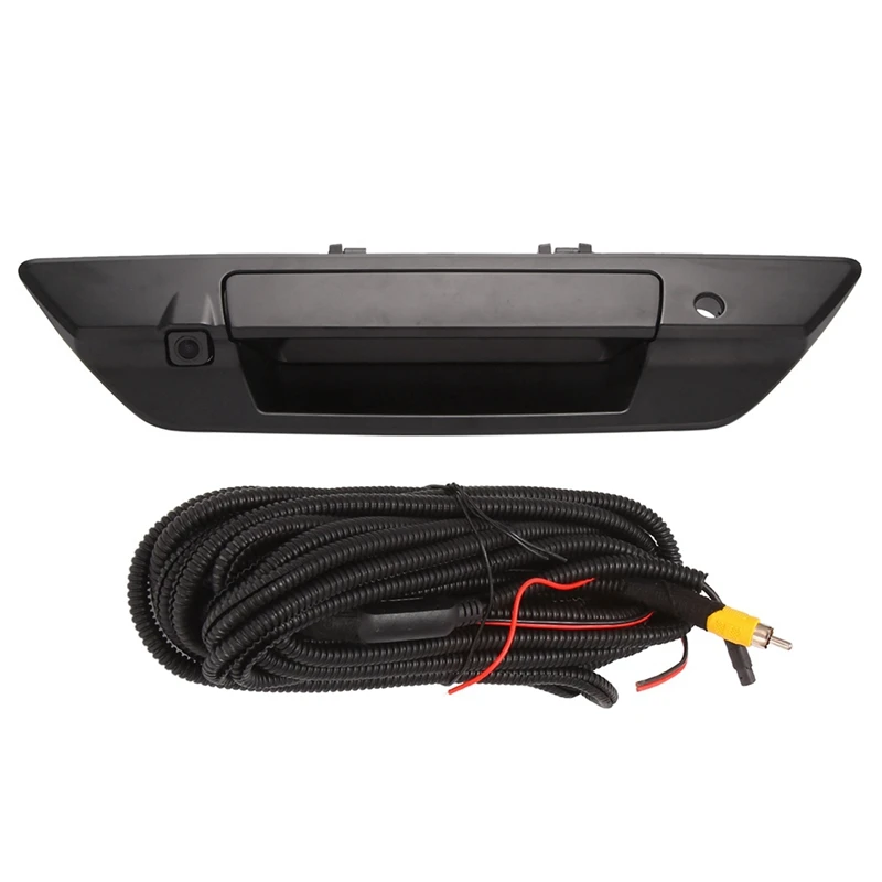 Manija de puerta trasera de coche con cámara de visión trasera, manija de puerta de arranque trasera para Toyota Hilux SR5 M80 2016-2018 69090-0K350