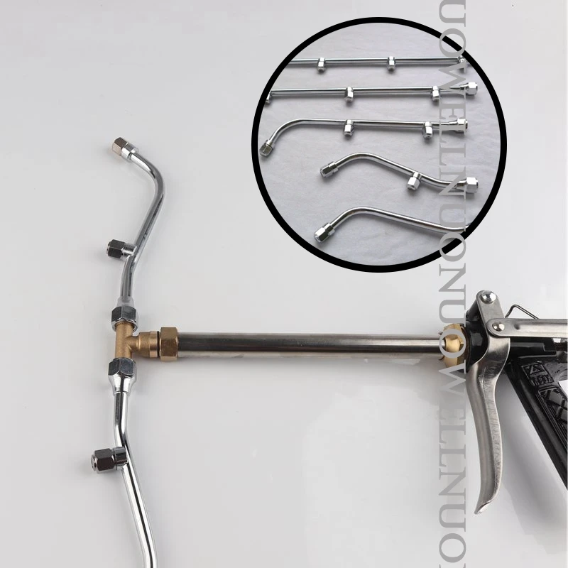High Pressure Atomizing Nozzle Spray Gun Set 2 4 6 8 10 Sprinkler Head Agricultural Fruit Tree Pesticide Disinsection Spray Gun